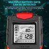Auto- und Motorrad-Batterietester, 12V 24V Digitaler Analyzer, Misst SOH, SOC, CCA und IR, Batterietestwerkzeug für Auto, LKW und Motorrad
