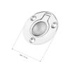 4Pcs Yacht Boat Ring Hatch 50mm Round Flush Pull Latch StainlessSteel Deck Recessed Pull Handle Marine Mount Lifting Ring Locker