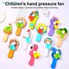 Hot 1Pc Random Mini Fan Cartoon Cute Ice Cream Cookies Mini Summer Portable Hand Pressure Fan Toys For Kids Adult Birthday Gift