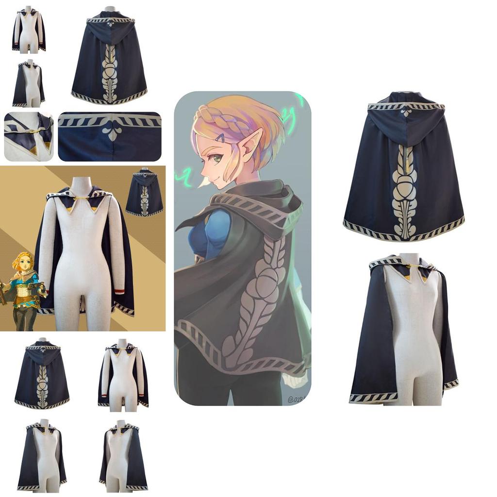 Legend Of Zelda Kingdom's Tear Cosplay Costume Link's Princess Cloak