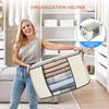 Large Storage Bags,  Clothes Storage Bins Foldable Closet Organizers Storage Containers for Clothing Blanket Comforters Bed Sheets Pillows and Toys
