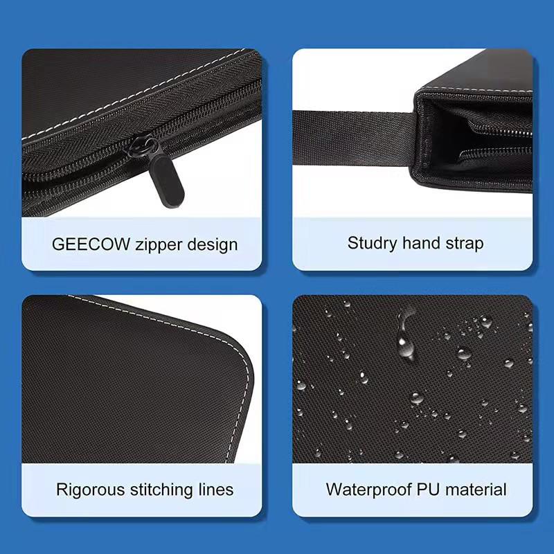 Four-Pocket PU Zipper Pokémon Card Binder - Trading Card Collection Album