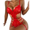 Erotic Lingerie Suspenders Lace Open Crotch Underwear Adult Lingerie Hot Erotic One-piece Bodysuit Pants Sexy Babydoll Pajamas