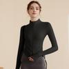 Autumn and Winter Yoga Clothes Slim Quick-drying Tops Drawstring Long Sleeves Running Fitness Clothes Sports Jacket