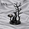 Bedroom Dresser Decor Cute Cat Tree Branch Jewelry Organizer, 3D Printed Earring Bracelet Hair Decorative Trinket Tray Tie Storage Holder, Display