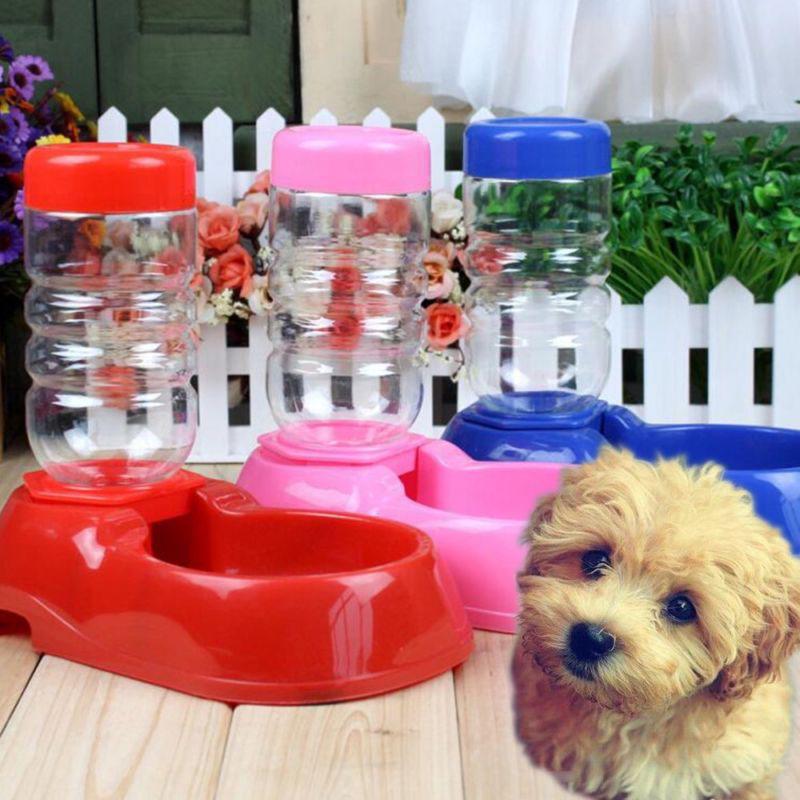 Buy Portable Automatic Pet Food Drink Dispenser Dog/Cat Feeder Water