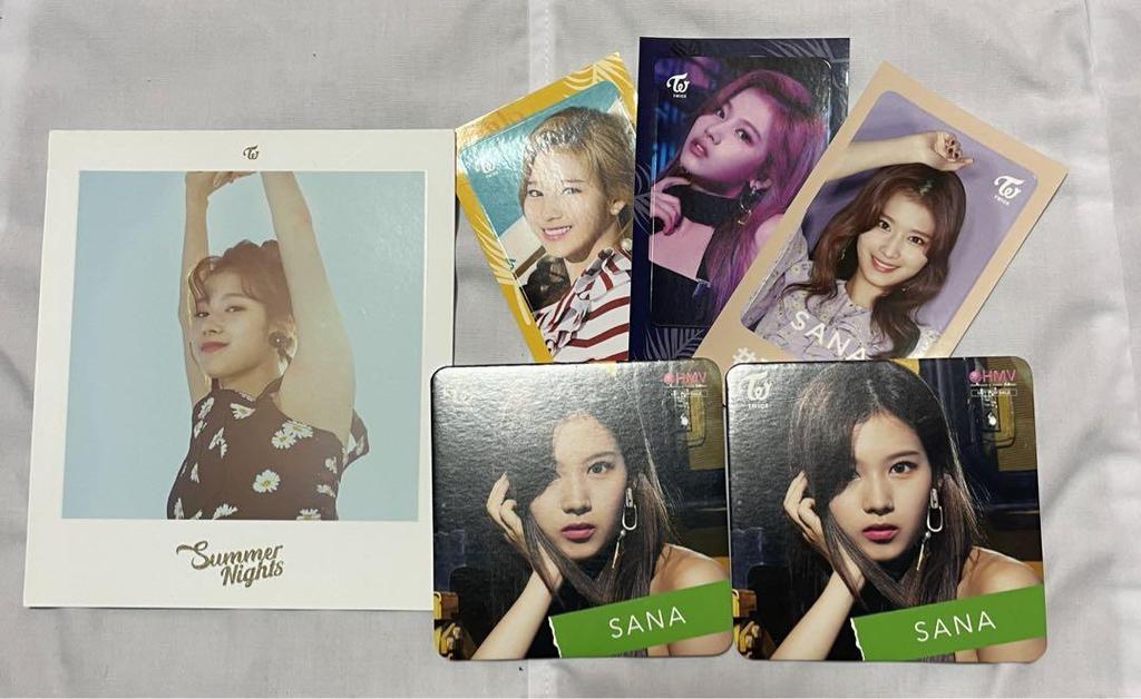 [USED] TWICE Sana trading card