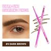 4-color Double-ended Eyebrow Pencil, Ultra-fine Eyebrow Pencil, Natural Long-lasting Extremely Fine Wild Eyebrow Pencil