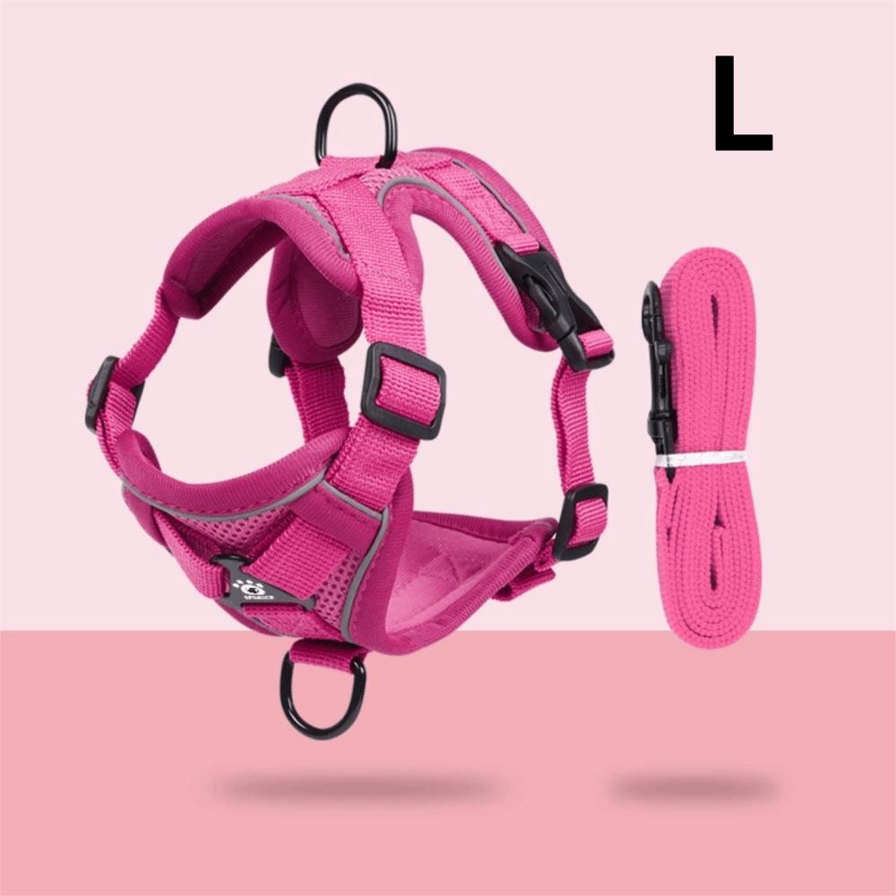 High Quality Reflective Cat Harness Leash Set Adjustable Breathable Mesh Dog Harness Pet Vest Harness Small Medium Dogs