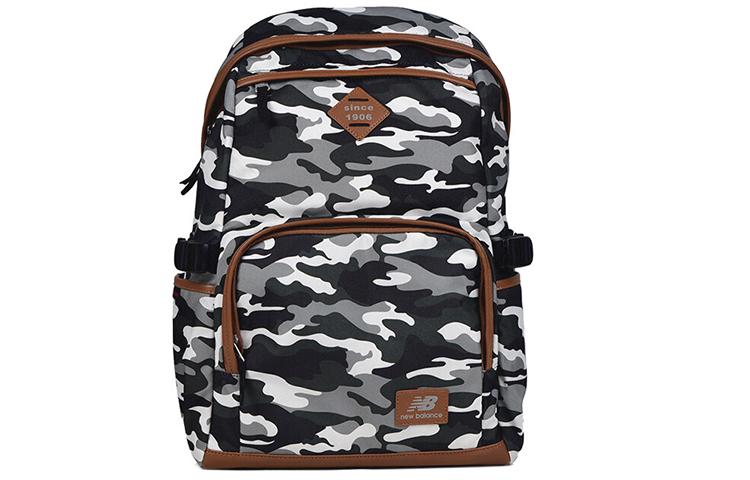 New Balance Fabric Backpack Regular Unisex Gray Brown WIB1802-CE
