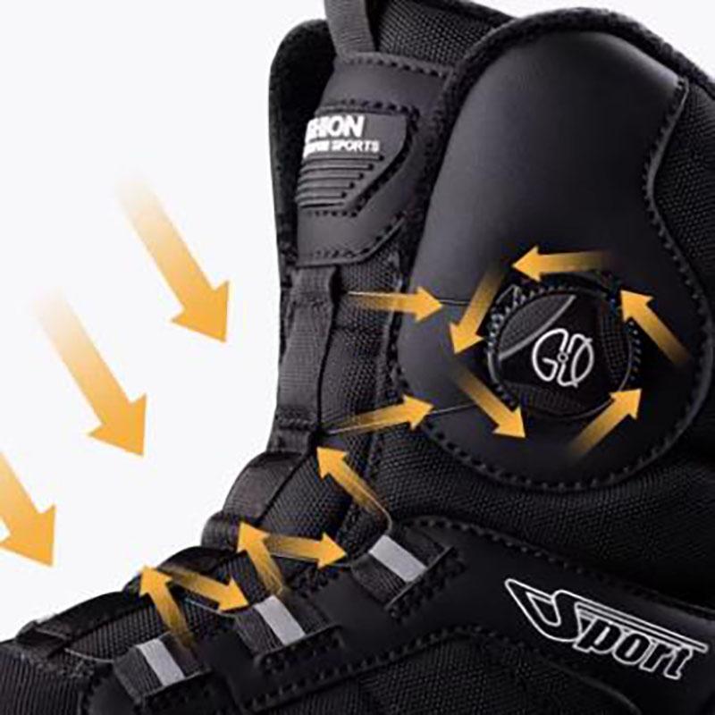 Warme Herren Schneestiefel Wasserdicht Outdoor Winter Gedrehter Knopf Herren Baumwollschuhe Mann Winter Wanderschuhe