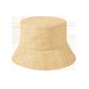 European and American spring and summer new fashion simple raffia fabric flat top bucket hat outdoor travel sunscreen sunshade straw hat