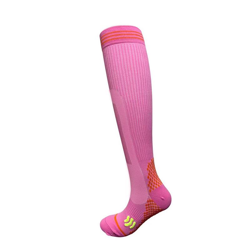 Unisex Sports Compression Socks for Running and Fitness - Mid-Calf Style Inspired by Liu Genghong