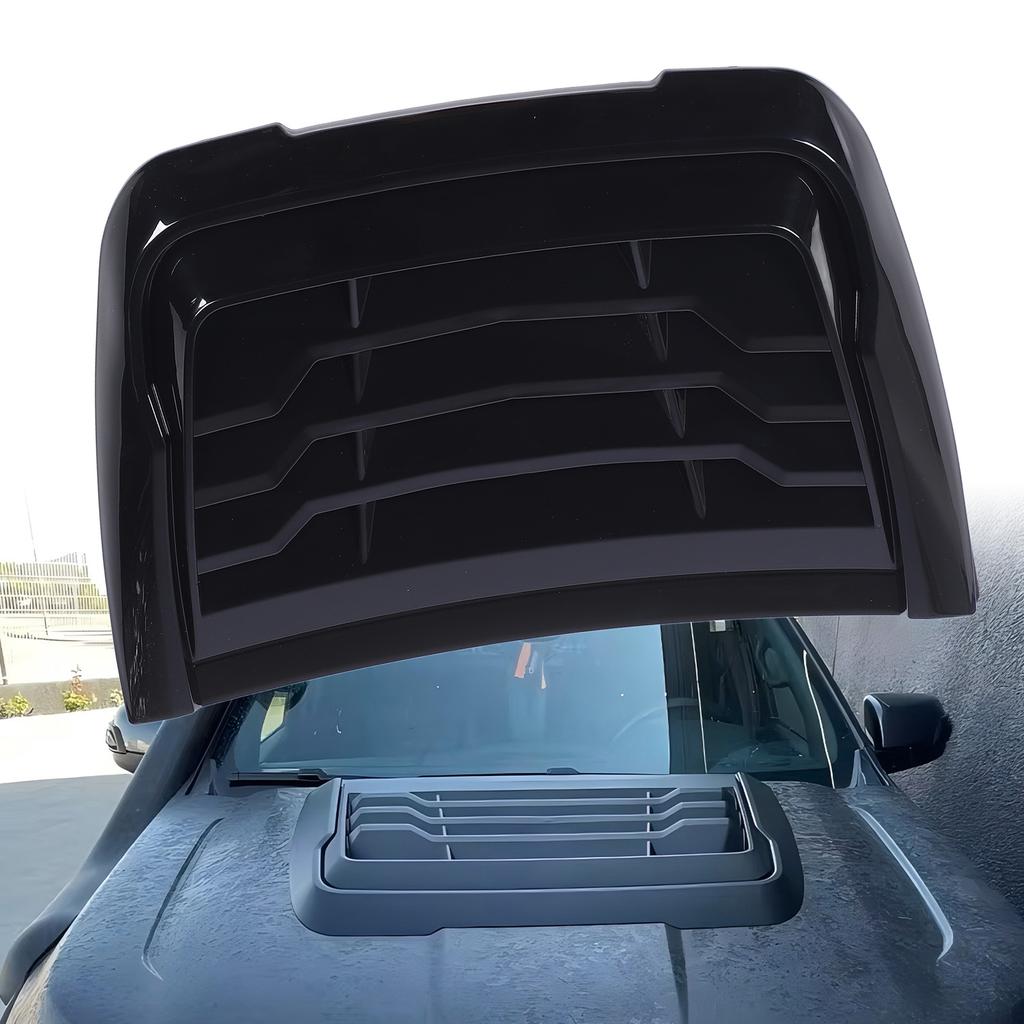 Bonnet Scoop Vent Hood Sturdy Bonnet Vent Hood Air  Trim Cover Weather Resistant for  XLT XLS XL 2015-2025