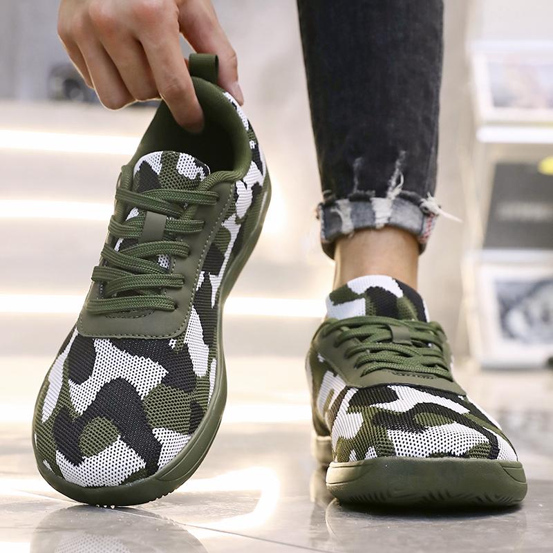 Wide Toe Soft Soled Men's Shoes Loose Comfortable Sneakers Versatile All Seaso Outdoor Trendy Barefoot Shoes Zapatillas Hombre