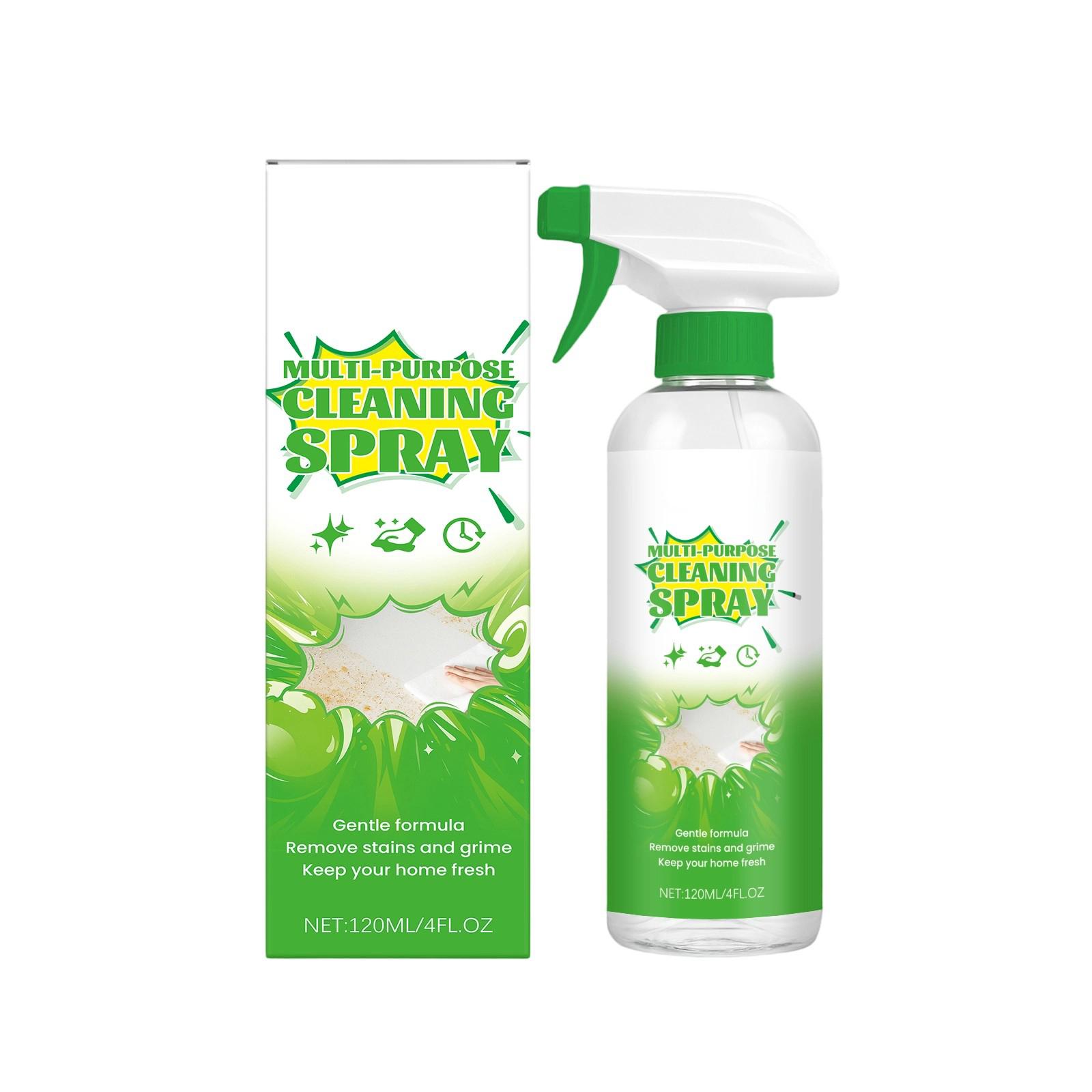 

Многоцелевой чистящий спрей; Средство для удаления накипи; Бытовой чистящий спрей(120мл) One Size