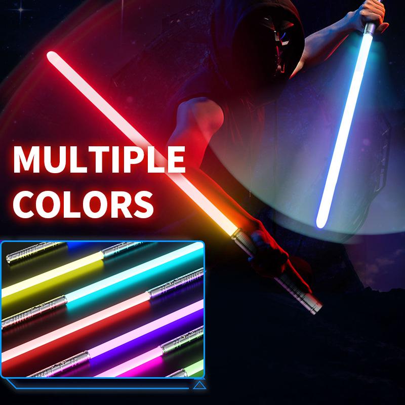 Popular Cross-Border Metal Lightsaber Toy - Glowing Stick Sword for Kids' Gifts and Street Stalls.