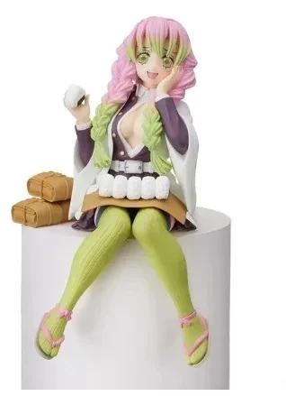 10-15cm Anime Demon Slayer Action Figure PVC Model Doll Collection Toy Car Figure Kamado Tanjiro Nezuko Sitting Ornaments