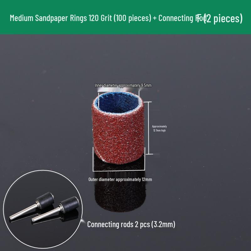 Electric Grinder Sanding Ring & Polishing Tool for Metal, Wood, and Rust Removal