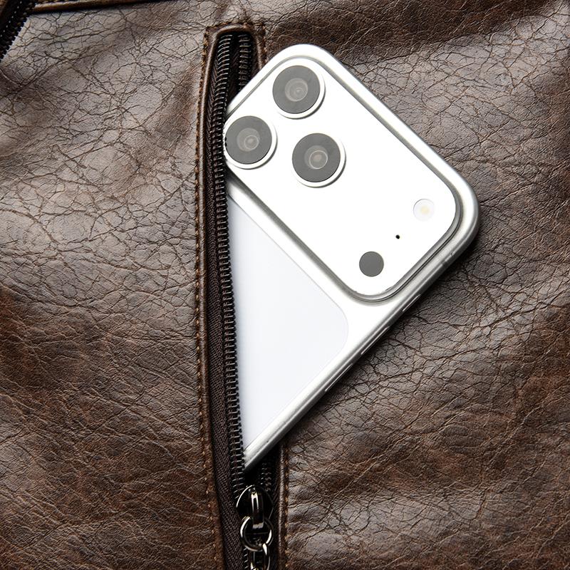 Zaino Stile Pelle Vintage con Manico Superiore e Spallacci Imbottiti