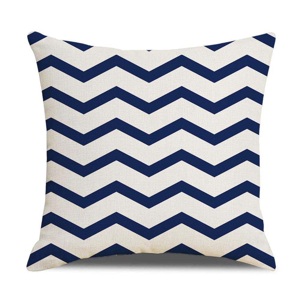 Pillow New Pillow Case Simple Geometric Linen Pillow Case Sofa Pillow Household Products