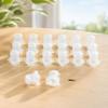 Outdoor Garden Port Insert Parts for Bird Feeding Stations, Flower-Style Plastic Replacements for Routine Use Needs