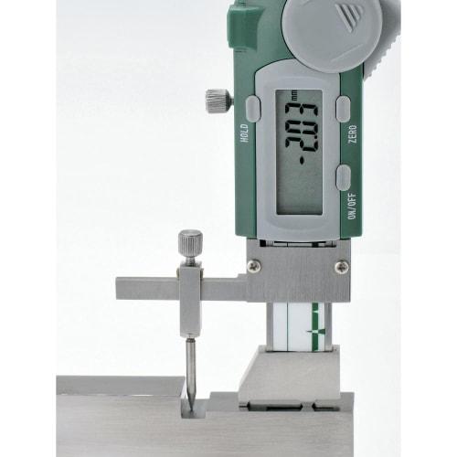 Niigata Seiki SK Digital Gap Caliper, 4-Point Support Flat Base, Straight Arm, GDG-4F-S1