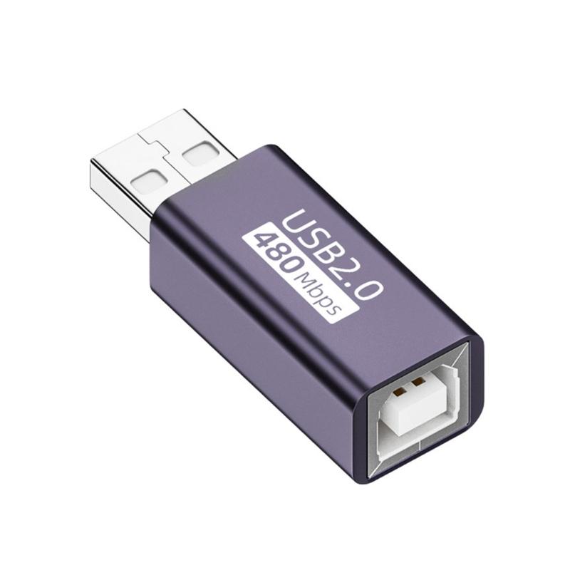 USB B Female Series Converters Adapters for Electronic Keyboards, Piano, Drum, Printers,Scanner Support Data Transmission