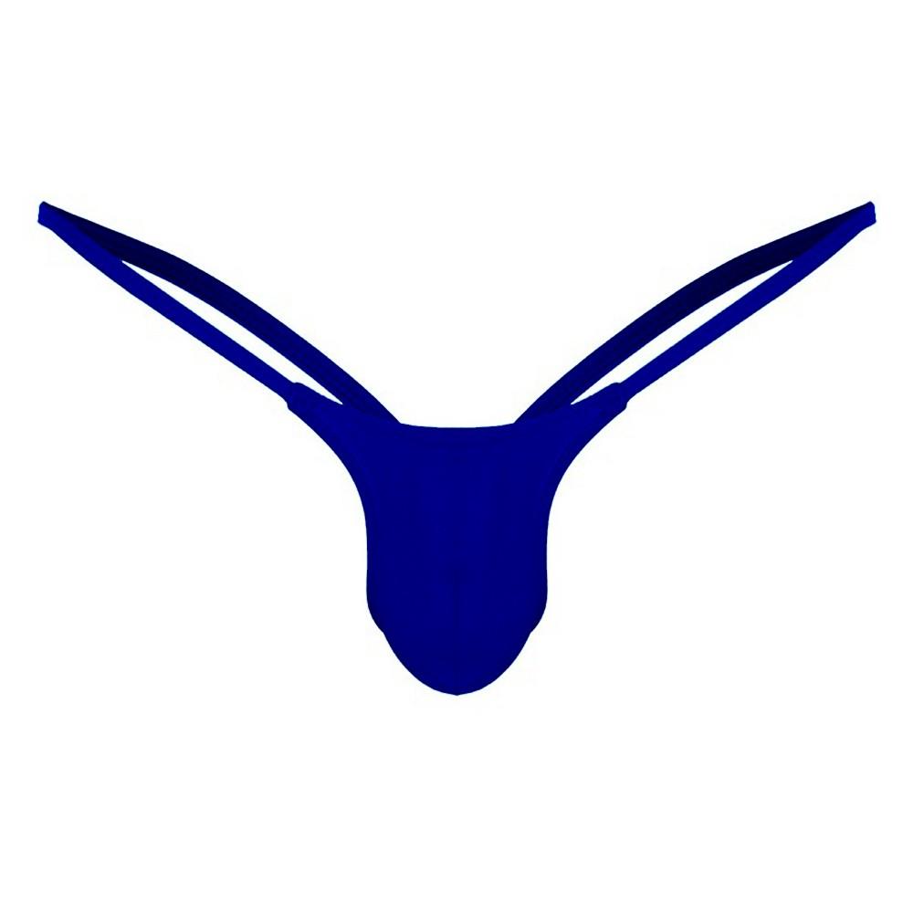 T-back Underwear Briefs Tanga Bulge pouch Knickers Low rise Solid Plus size