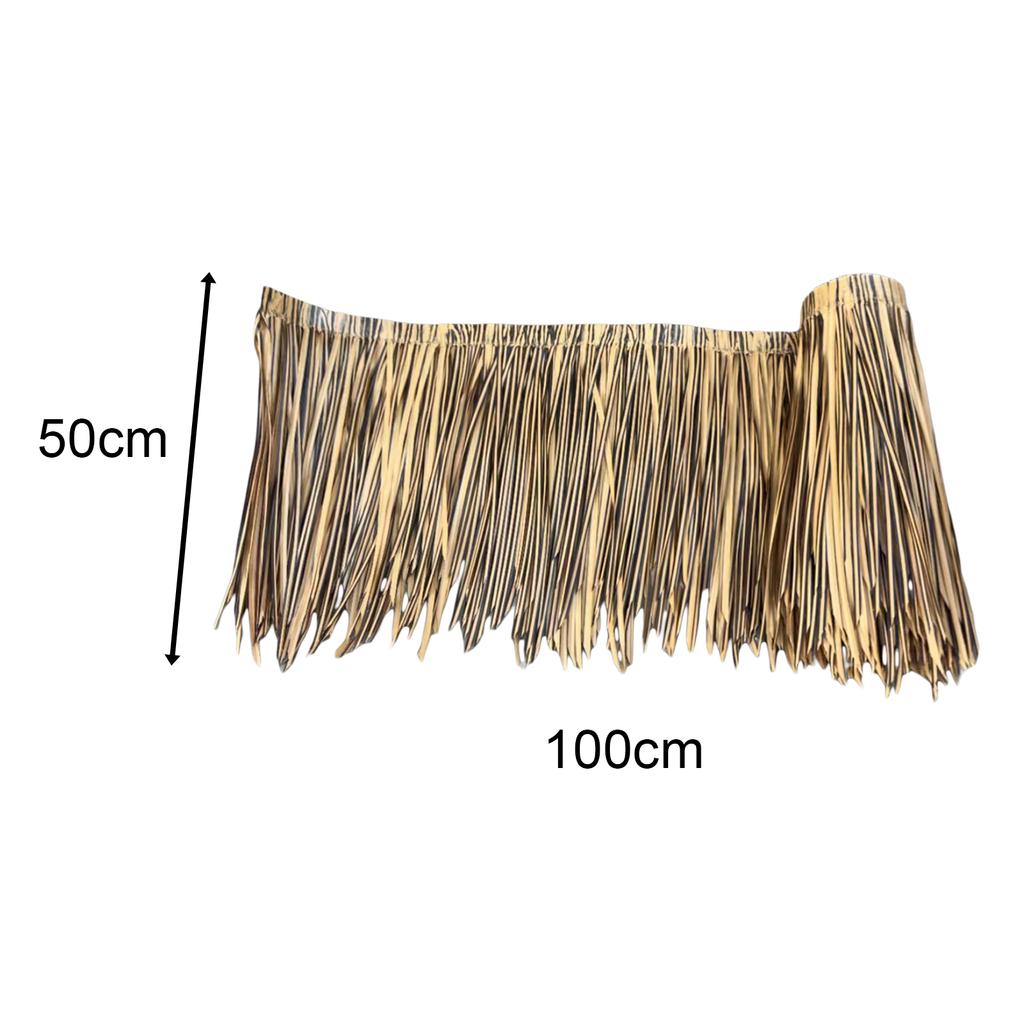 1 m künstliches Palmendach, Strohdach, Simulationsdekor, Mehrzweck-Grassockeldach für Gartenterrasse, Tiki-Bar-Hütte