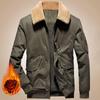 Men's Winter New Loose Tooling Lamb Wool Jacket Multi-pocket Fleece Thickened Thermal Jacket