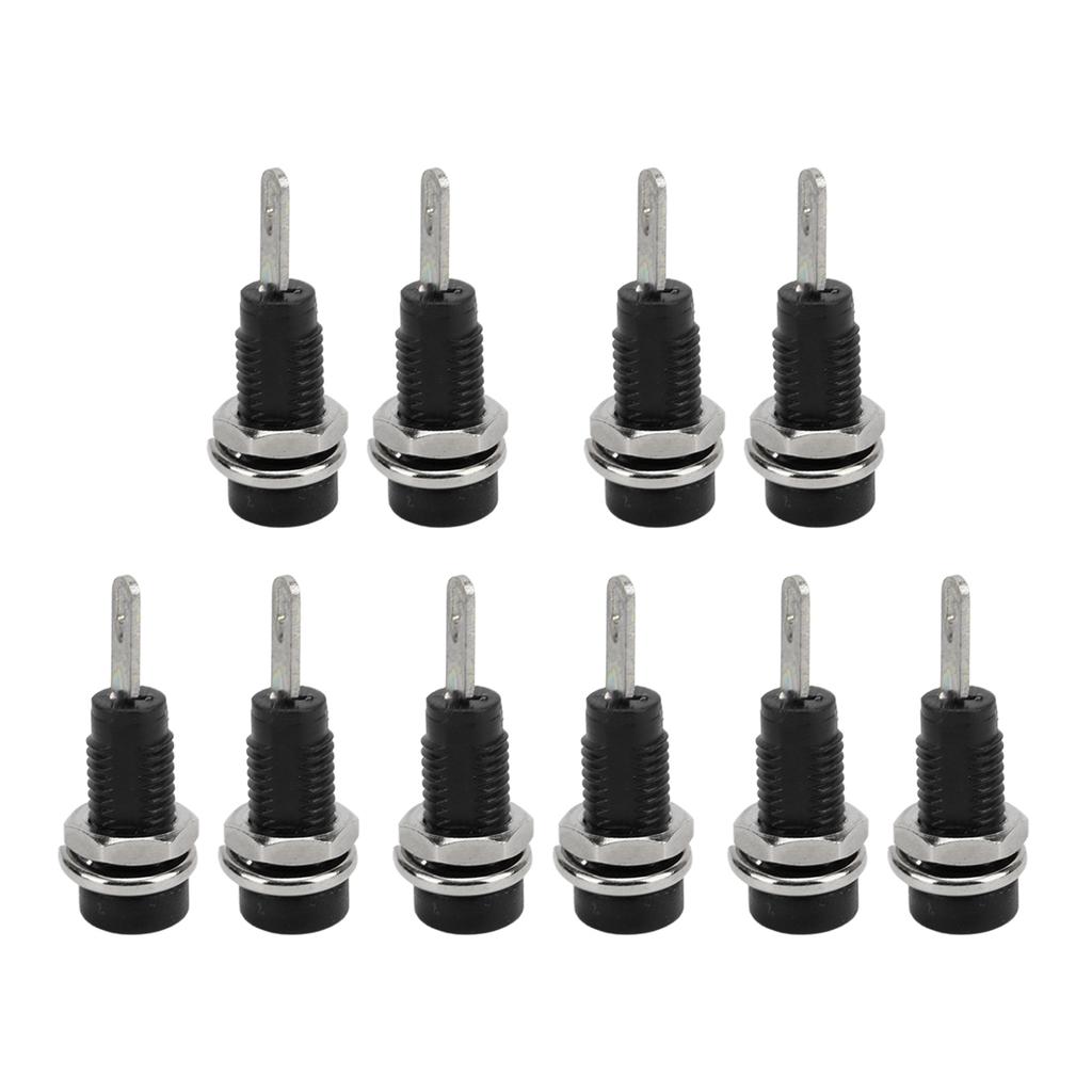 10Pcs J.40003 2mm Banana Panel Socket Extended Post Plug Adapter for Electronic Instrument