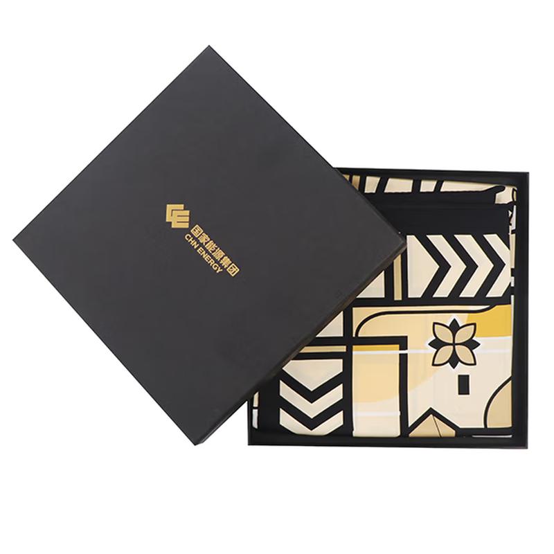 

JD-Crafted 100% Mulberry Silk Square Scarf Gift Box 90x90cm