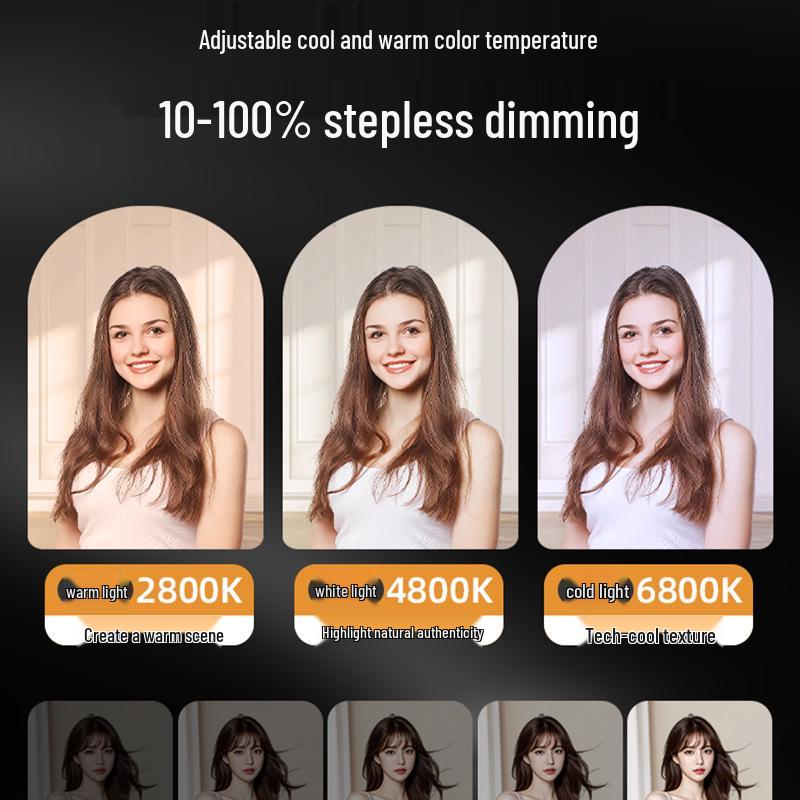 Soulmate N360Bi Professional Spherical Live Broadcast Fill Light for Tender Skin Beauty Streaming