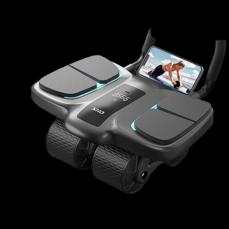 WEZHO Four-Elbow Support Automatic Rebound Ab Roller