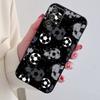 Football Sport Phone Case For Samsung S24,21,22,23,30,Ultra,20,Plus,Note,10,9,Black Soft Silicone Case