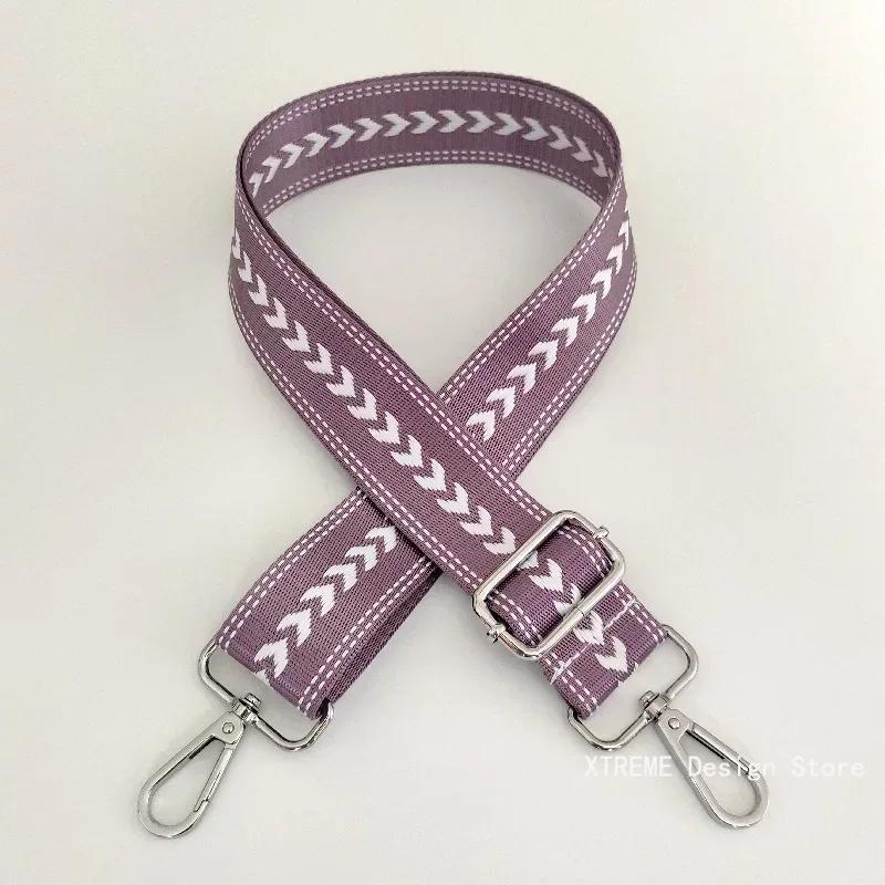New Color Nylon Wide 3.8cm Shoulder Bag Strap Adjustable Straps for Crossbody Messenger Shoulder Bag Accessories Handbag Straps