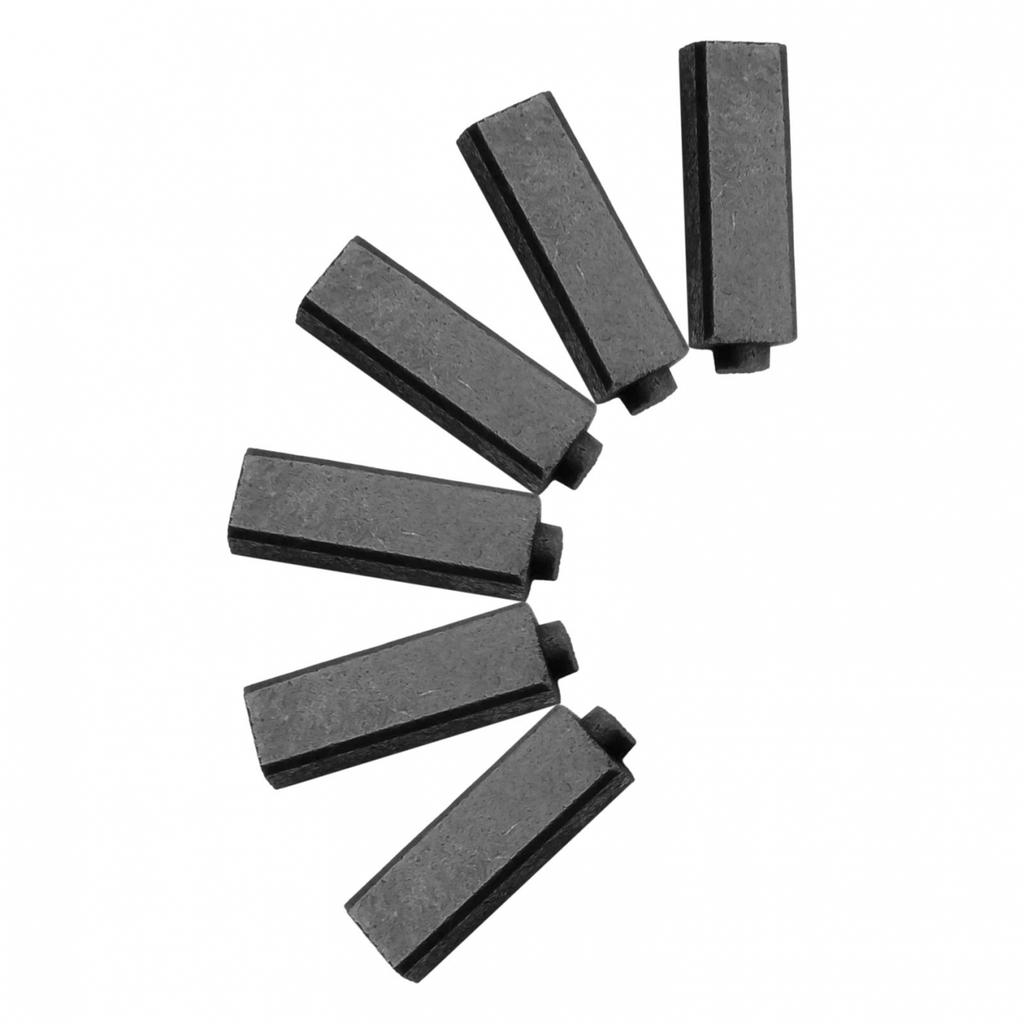 12 sztuk szczotek węglowych do narzędzi ogrodowych, kotwica, silnik, czarny