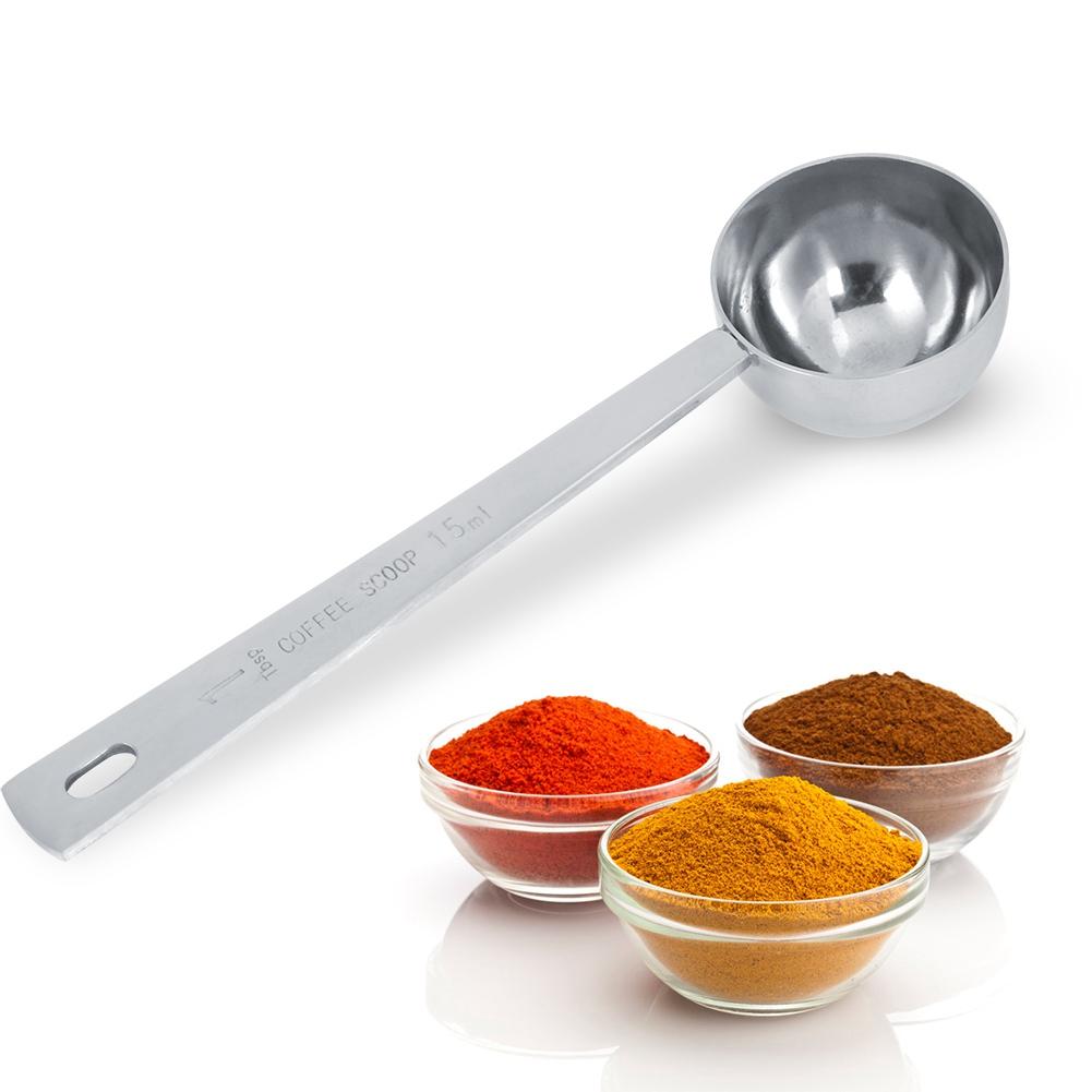 Multifunction Stainless Steel Measuring Scoop Spoon for Kitchen Bar Coffee Shop Use15ML