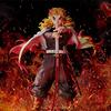 Aniplex Jump Demon Slayer: Kimetsu no Yaiba The Movie: Mugen Train Rengoku Kyoujurou 1/8 Scale Figure (White/Red/Yellow/Brown/Skin Tone)