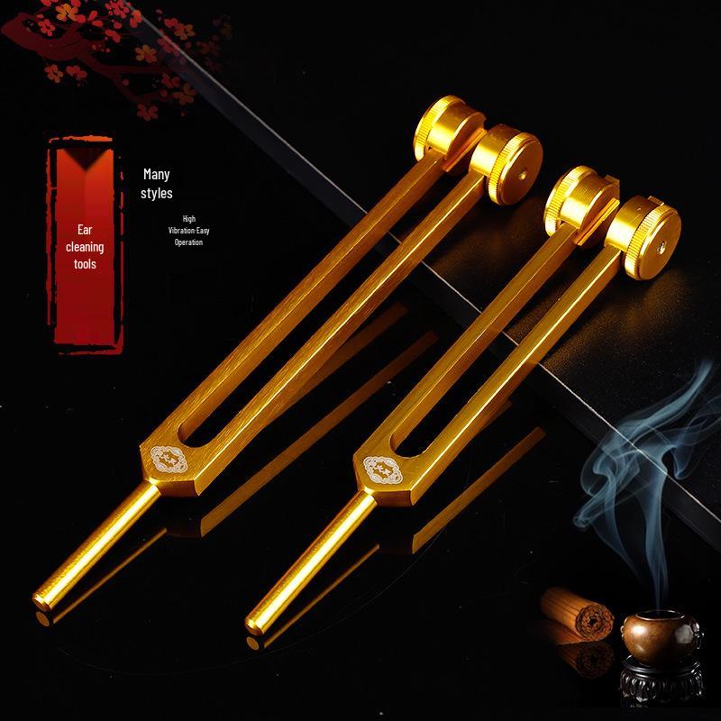 Vibrating Ear Cleaning Tool & Tuning Fork Set