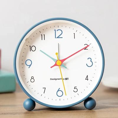 Yaratıcı Metal Çalar Saat Öğrenciye Özel Sessiz Masaüstü Saati Masa Dekoru Yatak Odası Dekorasyonu Ev ve Dekorasyon Elektronik