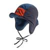 Retro Five Piece Color Blocked Velvet Warm Lei Feng Hat For Both Men And Women, Windproof And Casual Versatile Hat For Cycling