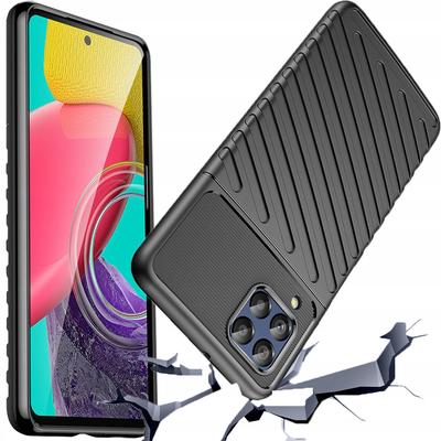 Thunder Case Flexible Armored Case Cover Samsung Galaxy M53 5G Black