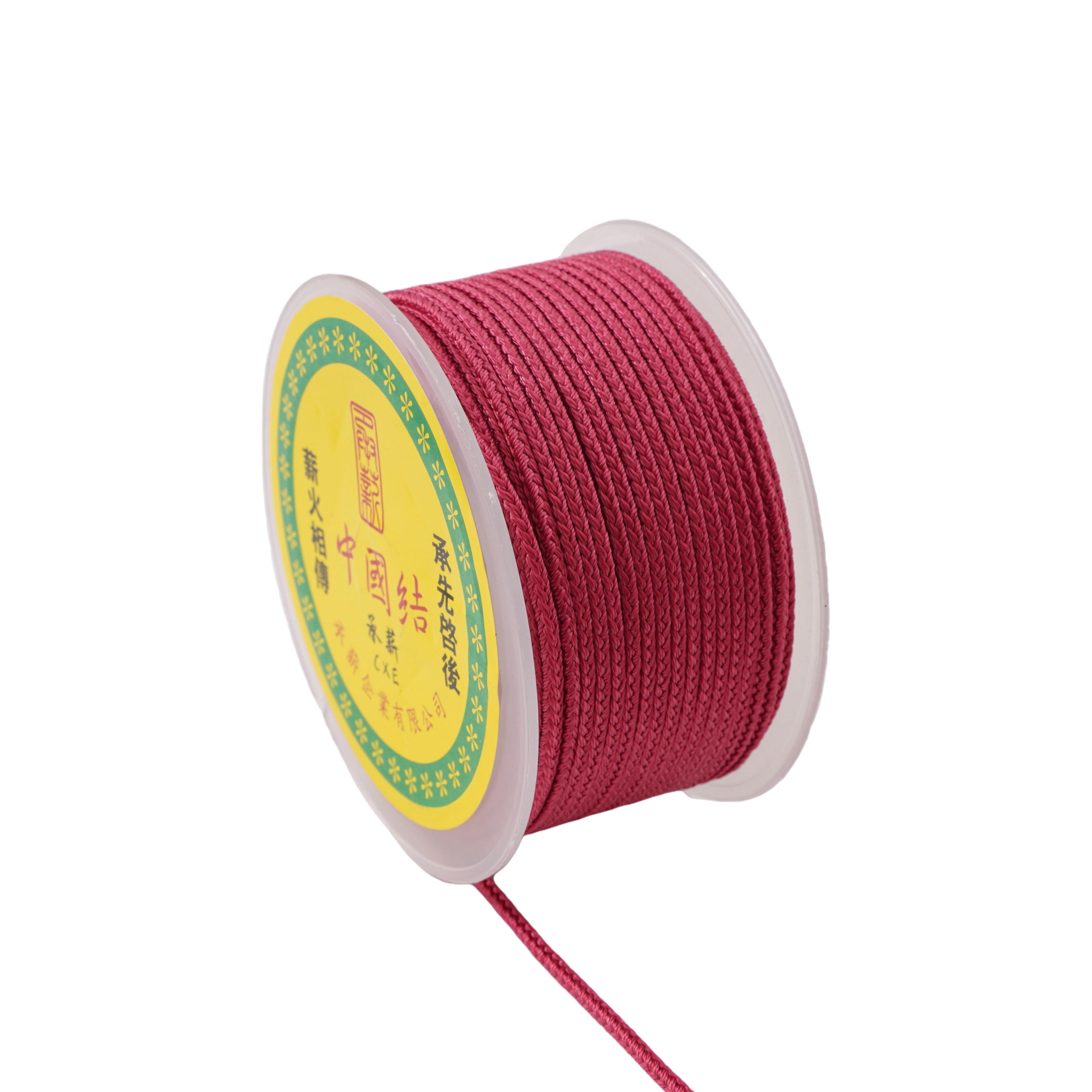 

11/16 метров хлопковый шнур нейлоновый шнур нить шнур DIY бисер плетеный браслет изготовление ювелирных изделий 07 2.5mm 11M