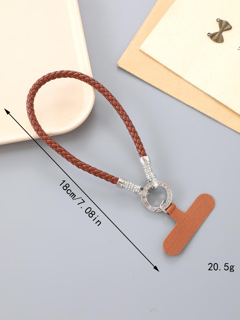 Creative New PU Leather Rope Mobile Phone Hanging Rope Neck Hanging Rope Hand Rope Mobile Phone Chain Hanging Decoration