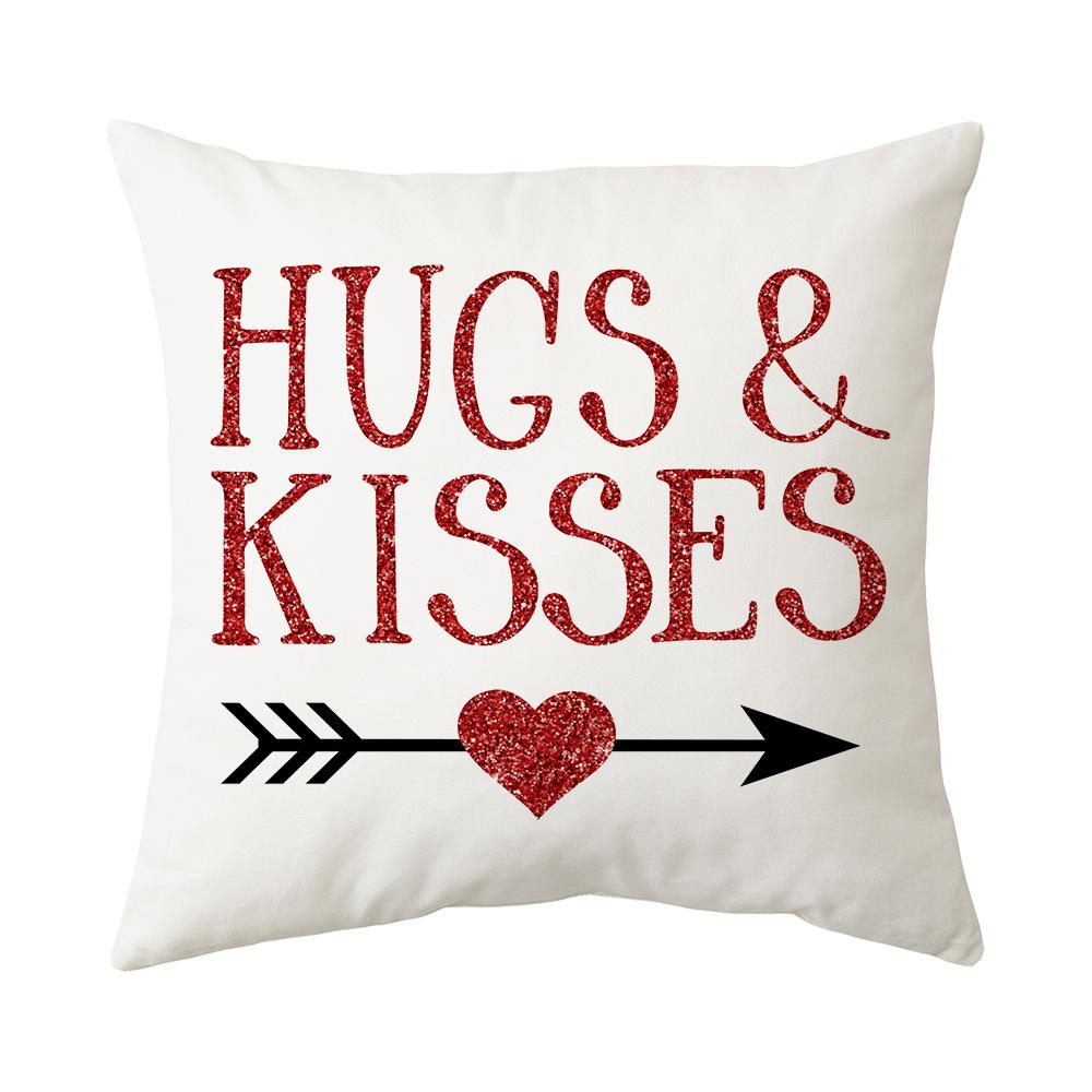 Valentine's Day Pillow New Sofa Cushion Bedside Backrest Plush Pillow Cover Shopee