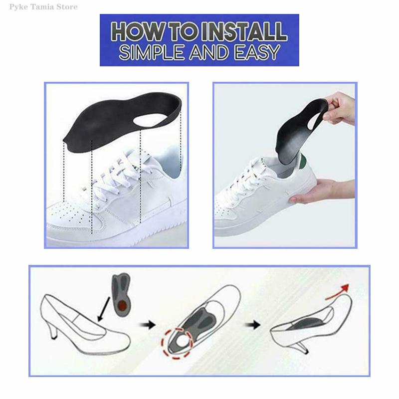 1 Pereche Branțuri pentru Talpă Plată Suport Ortotic pentru Corecția Arcului Plantar Pernă pentru Călcâi Branțuri pentru Pantofi pentru Picioare în Formă de O și Fasciită Plantară Îngrijirea Piciorului