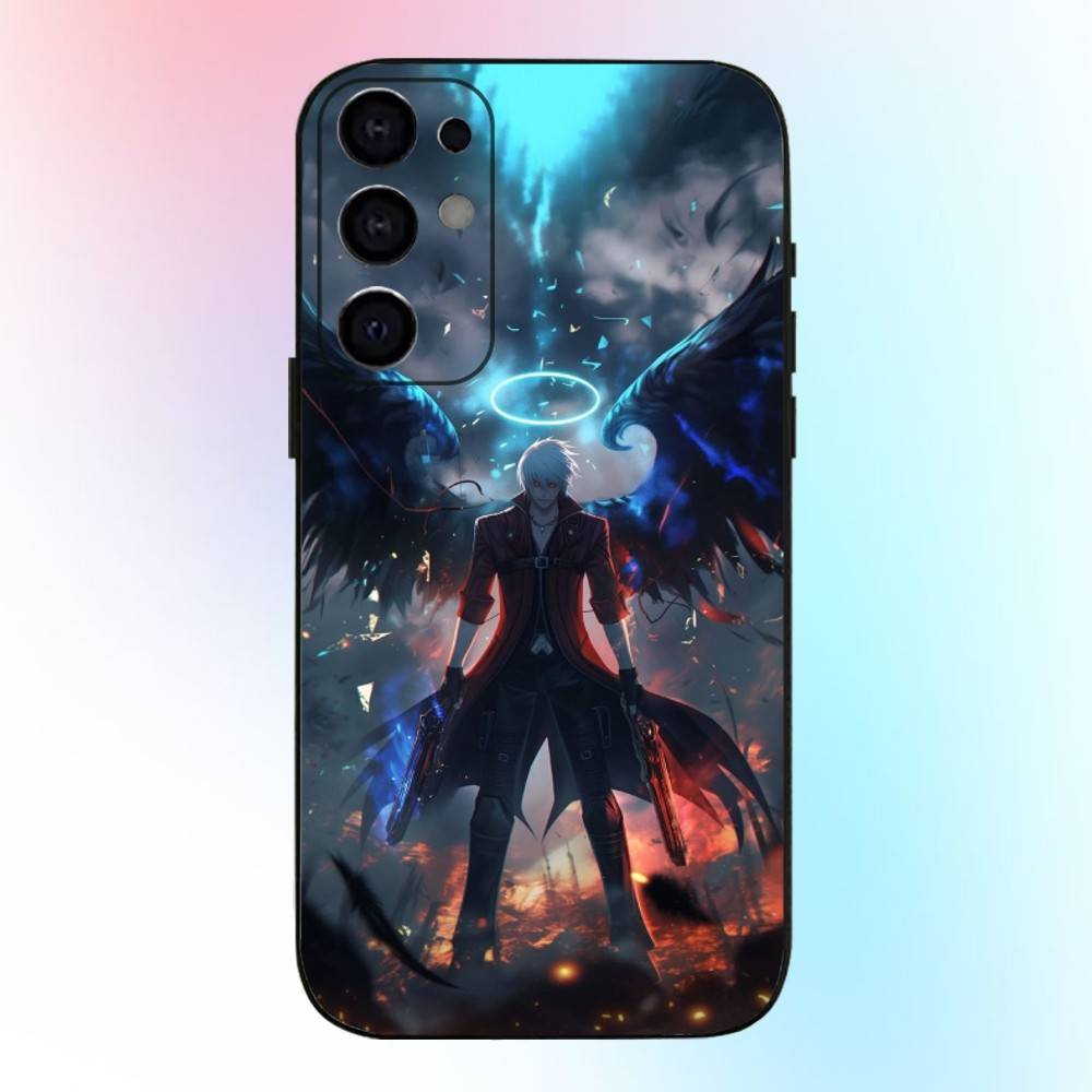 Game D-DEVIL MAY C-Cry Phone Case For Samsung S25,S24,S21,S22,S23,S30,Ultra,S20,Plus,Fe,Lite,Note,10,9,5G Black Cover