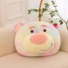 Bear Strawberry Colorful Plush Toy Cute Cartoon Girl Sleep Companion Doll Gift